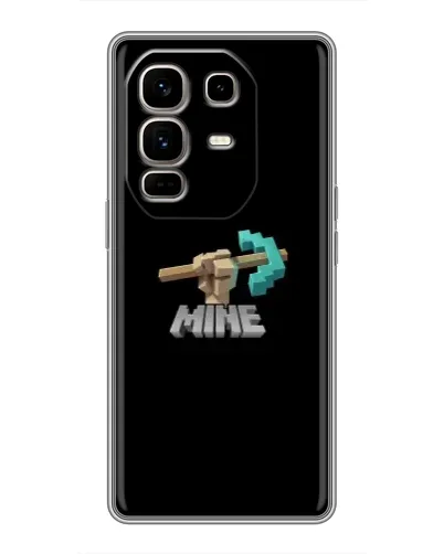 Чехол для Infinix Note 50 Pro Plus с картинкой «Алмазная кирка» Чехол для Infinix Note 50 Pro Plus с картинкой «Алмазная кирка»
