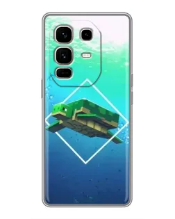 Чохол для Infinix Note 50 Pro Plus з картинкою «Черепаха Minecraft» Чохол для Infinix Note 50 Pro Plus з картинкою «Черепаха Minecraft»