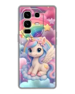 Чехол для Infinix Note 50 Pro Plus с картинкой «Маленький единорог» Чехол для Infinix Note 50 Pro Plus с картинкой «Маленький единорог»