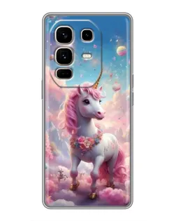 Чехол для Infinix Note 50 Pro Plus с картинкой «Единорог среди облаков»