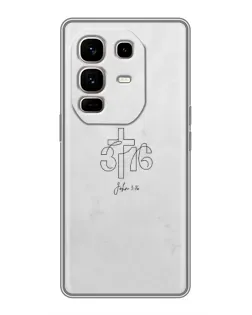 Чохол для Infinix Note 50 Pro Plus з картинкою «Івана 3:16 Хрест»