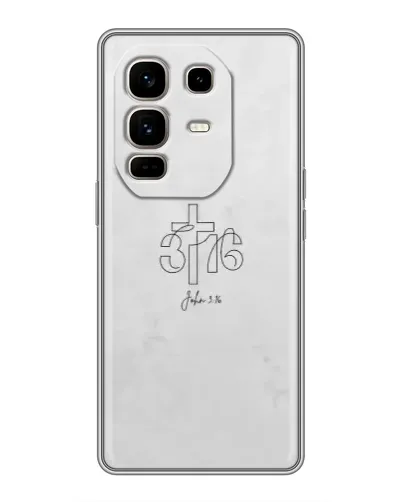 Чохол для Infinix Note 50 Pro Plus з картинкою «Івана 3:16 Хрест»