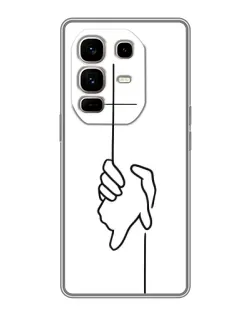 Чохол для Infinix Note 50 Pro Plus з картинкою «Рука тримає»