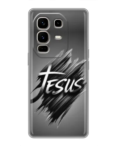 Чохол для Infinix Note 50 Pro Plus з картинкою «Напис Jesus Graffiti»