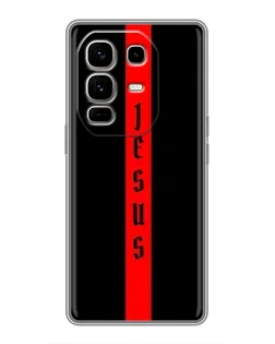 Чохол для Infinix Note 50 Pro Plus з картинкою «Червона лінія віри»