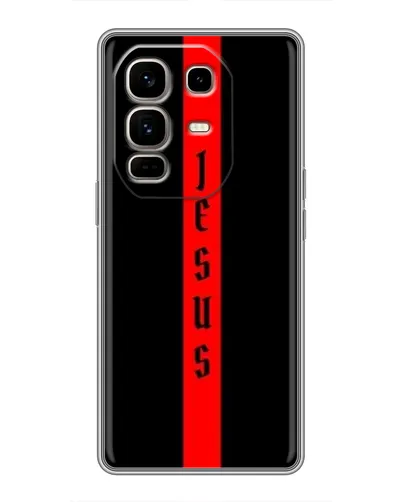 Чохол для Infinix Note 50 Pro Plus з картинкою «Червона лінія віри»