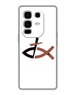 Чохол для Infinix Note 50 Pro Plus з картинкою «Риба та хрест»