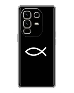Чохол для Infinix Note 50 Pro Plus з картинкою «Символ риби Jesus»