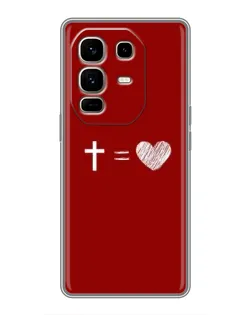 Чохол для Infinix Note 50 Pro Plus з картинкою «Рівняння любові»