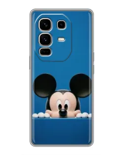 Чехол для Infinix Note 50 Pro Plus с картинкой «Микки выглядывает»