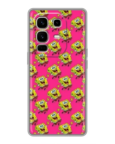 Чохол для Infinix Note 50 Pro Plus з картинкою «Рожевий паттерн»