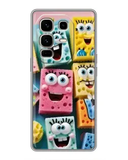 Чохол для Infinix Note 50 Pro Plus з картинкою «Кольорові губки»