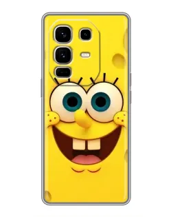 Чохол для Infinix Note 50 Pro Plus з картинкою «Губка Боб посмішка»