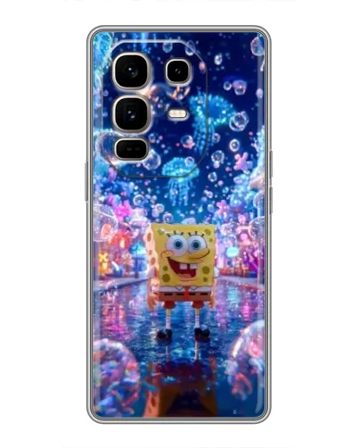 Чохол для Infinix Note 50 Pro Plus з картинкою «Неоновий океан»
