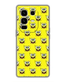 Чохол для Infinix Note 50 Pro Plus з картинкою «Паттерн Губка Боб»