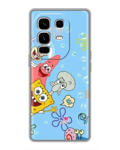Чохол для Infinix Note 50 Pro Plus з картинкою «Веселі бульбашки»