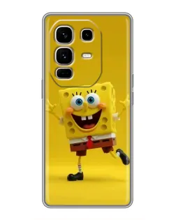 Чохол для Infinix Note 50 Pro Plus з картинкою «Позитивний Губка Боб»