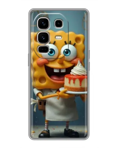 Чохол для Infinix Note 50 Pro Plus з картинкою «Кухар Спанч Боб»