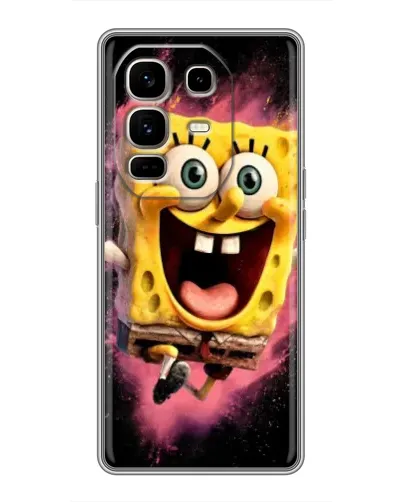 Чохол для Infinix Note 50 Pro Plus з картинкою «Вибуховий Спанч Боб»