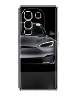 Чохол для Infinix Note 50 Pro Plus з картинкою «Tesla Model S Look»
