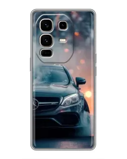 Чохол для Infinix Note 50 Pro Plus з картинкою «Mercedes — нічне місто»