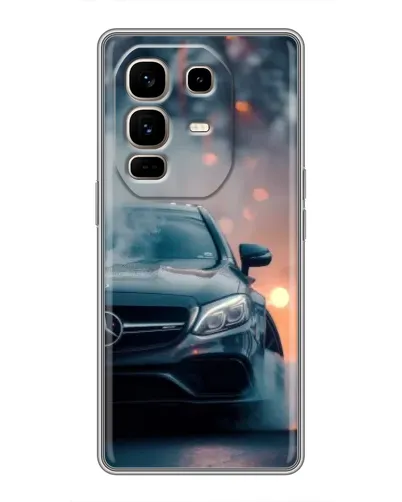 Чохол для Infinix Note 50 Pro Plus з картинкою «Mercedes — нічне місто»