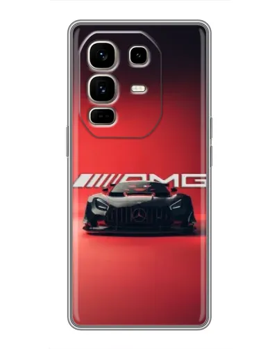 Чохол для Infinix Note 50 Pro Plus з картинкою «Mercedes AMG — червона лінія»