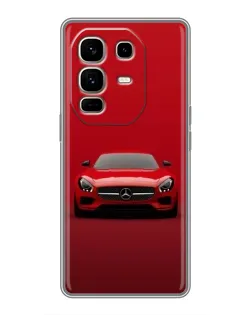Чохол для Infinix Note 50 Pro Plus з картинкою «Червоний Mercedes AMG»