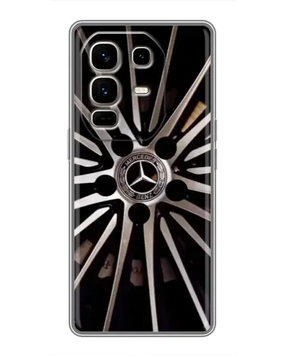 Чохол для Infinix Note 50 Pro Plus з картинкою «Диск Mercedes»