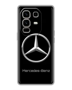 Чохол для Infinix Note 50 Pro Plus з картинкою «Mercedes Silver Logo»