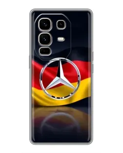 Чохол для Infinix Note 50 Pro Plus з картинкою «Mercedes — прапор Німеччини»