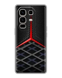 Чохол для Infinix Note 50 Pro Plus з картинкою «Mercedes Carbon Grid»