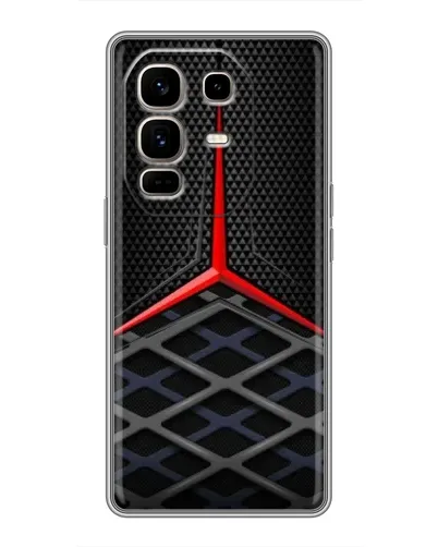 Чохол для Infinix Note 50 Pro Plus з картинкою «Mercedes Carbon Grid»