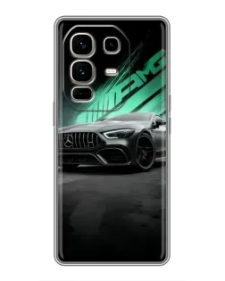 Чохол для Infinix Note 50 Pro Plus з картинкою «Темний Mercedes AMG»