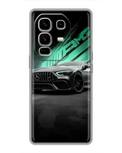 Чохол для Infinix Note 50 Pro Plus з картинкою «Темний Mercedes AMG»