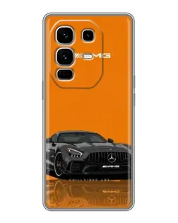 Чохол для Infinix Note 50 Pro Plus з картинкою «Помаранчевий Mercedes AMG»