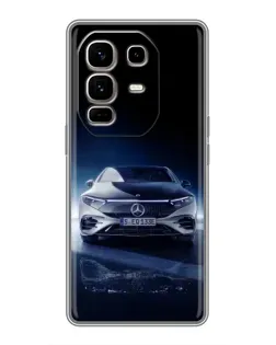 Чохол для Infinix Note 50 Pro Plus з картинкою «Нічний Mercedes EQ»
