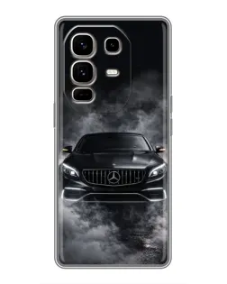 Чохол для Infinix Note 50 Pro Plus з картинкою «Mercedes у диму»