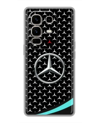 Чохол для Infinix Note 50 Pro Plus з картинкою «Mercedes — бірюзовий акцент»