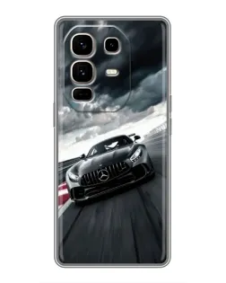 Чохол для Infinix Note 50 Pro Plus з картинкою «Гоночний Mercedes AMG»