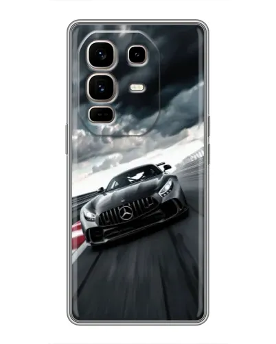 Чохол для Infinix Note 50 Pro Plus з картинкою «Гоночний Mercedes AMG»