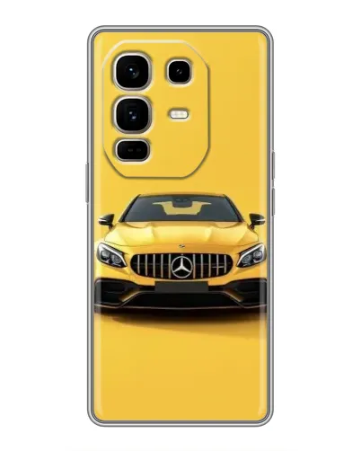 Чохол для Infinix Note 50 Pro Plus з картинкою «Жовтий Mercedes GT»