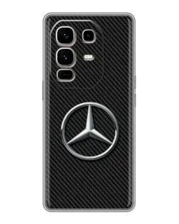 Чехол для Infinix Note 50 Pro Plus с картинкой «Карбоновый Mercedes стиль»