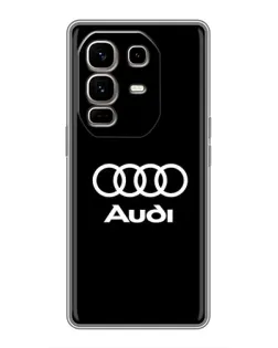 Чехол для Infinix Note 50 Pro Plus с картинкой «Классическое лого Audi» Чехол для Infinix Note 50 Pro Plus с картинкой «Классическое лого Audi»