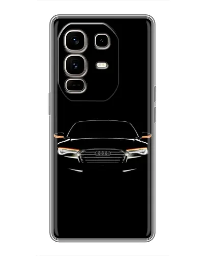 Чехол для Infinix Note 50 Pro Plus с картинкой «Audi — ночной контур»