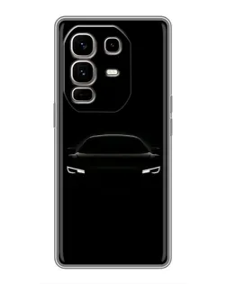 Чехол для Infinix Note 50 Pro Plus с картинкой «Взгляд Audi в темноте»