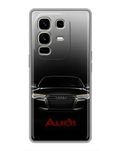 Чехол для Infinix Note 50 Pro Plus с картинкой «Audi — градиентный контур»