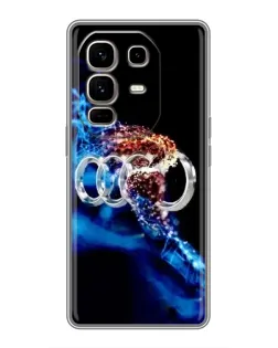 Чехол для Infinix Note 50 Pro Plus с картинкой «Энергия лого Audi»