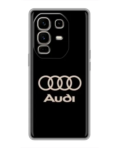 Чехол для Infinix Note 50 Pro Plus с картинкой «Audi — золотой логотип»