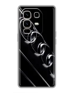 Чехол для Infinix Note 50 Pro Plus с картинкой «Audi — абстрактные кольца»